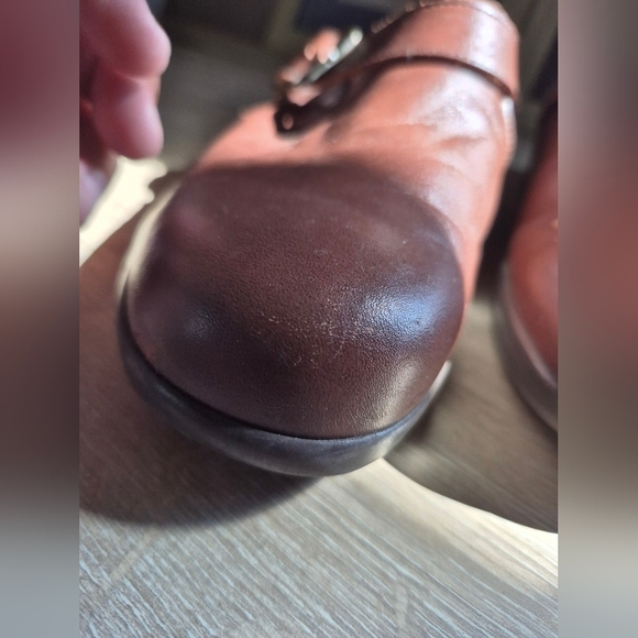 SAS Brown Leather Women's Loafers - Picture 4 of 8